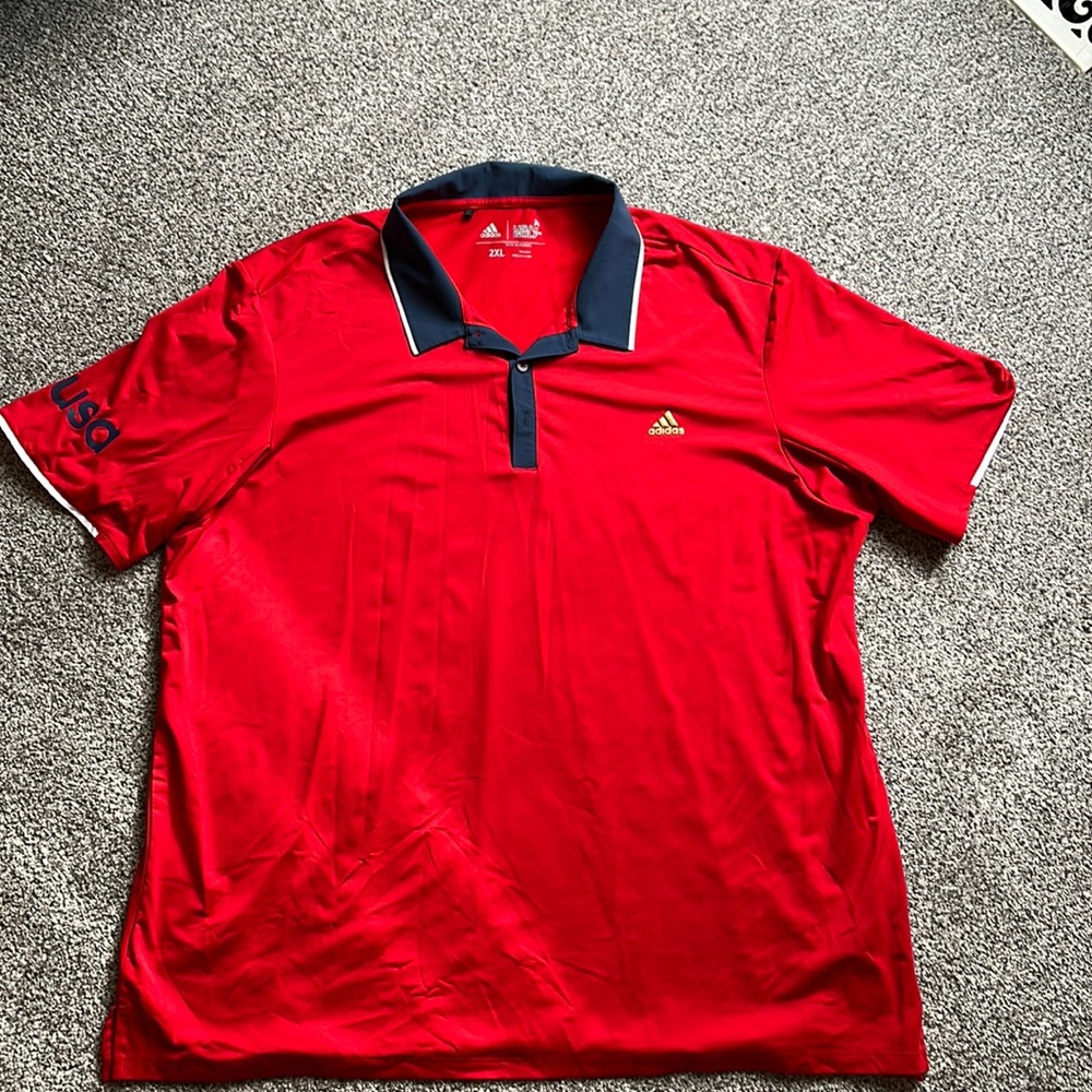Adidas USA Mens Golf Polo size 2XL